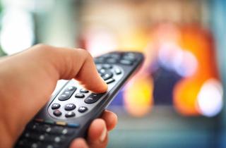 remote and streaming content on a TV